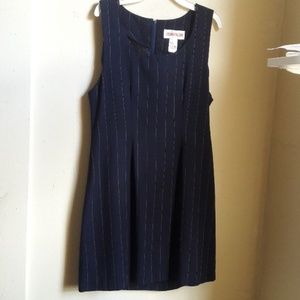 Classy Pinstripe mini dress